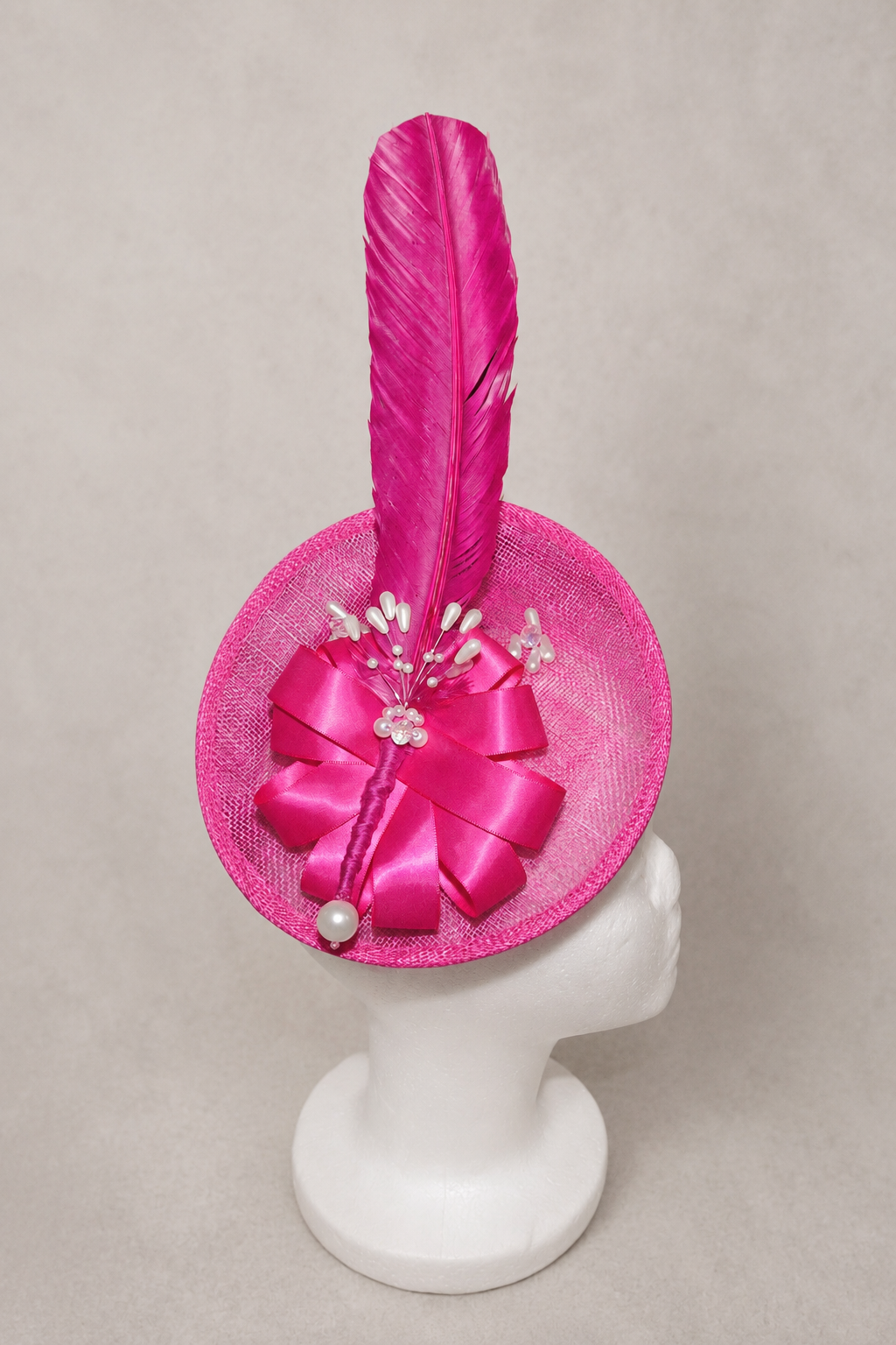 Fuchsia Flight Fascinator