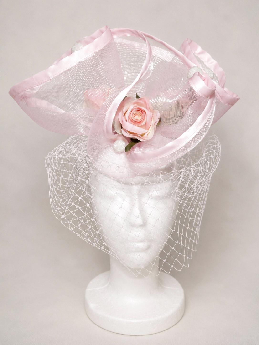 Blush Rose Fascinator __etsy:8610108074