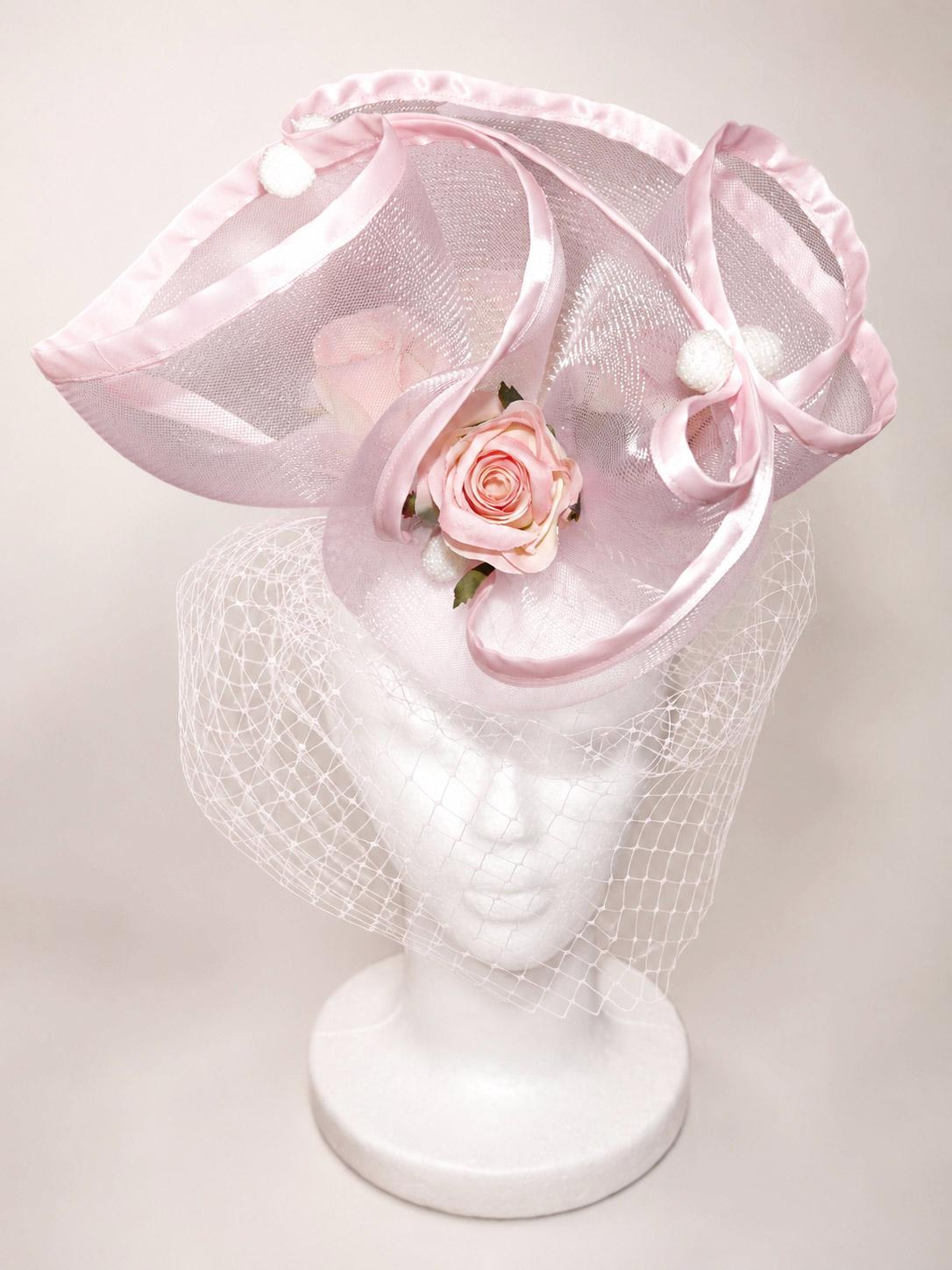 Blush Rose Fascinator __etsy:8657937099